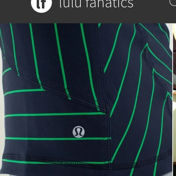 lululemon athletica Blue and Green Chevron Cardigan - Picture 6 of 14